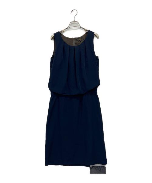 BEAMS（ビームス）BEAMS (ビームス) ノースリーブワンピース ネイビー サイズ:Mの古着・服飾アイテム