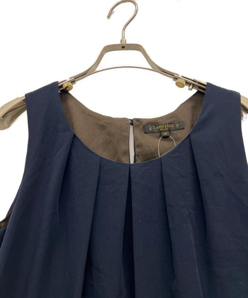 BEAMS（ビームス）BEAMS (ビームス) ノースリーブワンピース ネイビー サイズ:Mの古着・服飾アイテム