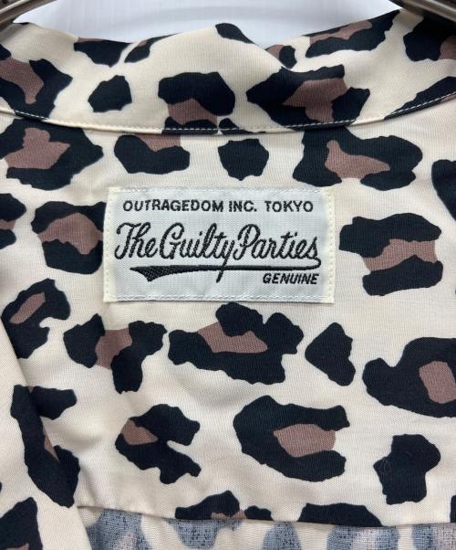 WACKO MARIA（ワコマリア）WACKO MARIA (ワコマリア) レオパードハワイアンシャツ ホワイト×ブラウン サイズ:Lの古着・服飾アイテム