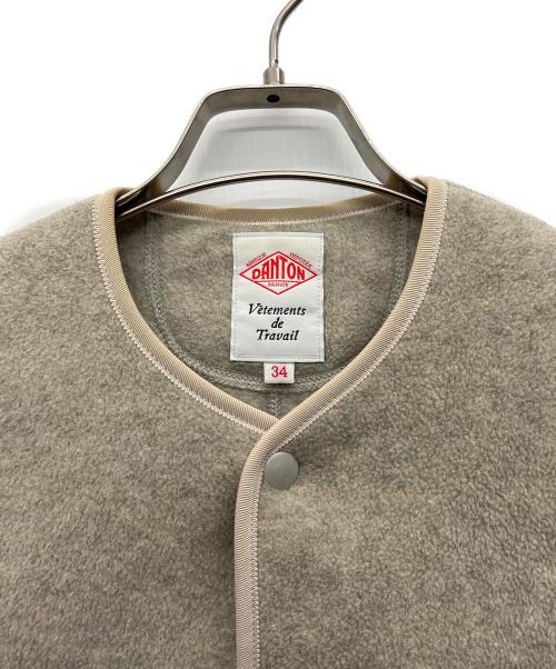 DANTON（ダントン）DANTON (ダントン) フリースノーカラージャケット ベージュ サイズ:34の古着・服飾アイテム