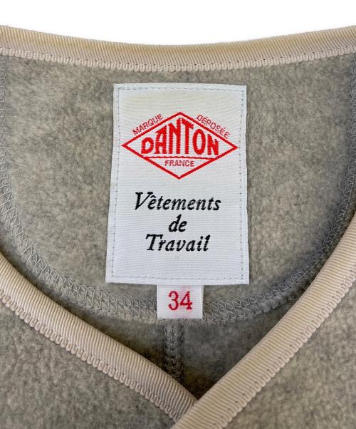DANTON（ダントン）DANTON (ダントン) フリースノーカラージャケット ベージュ サイズ:34の古着・服飾アイテム
