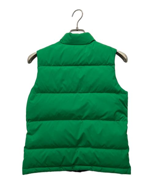 POLO RALPH LAUREN（ポロ・ラルフローレン）POLO RALPH LAUREN (ポロ・ラルフローレン) リバーシブルダウンベスト グリーン×ネイビー サイズ:Mの古着・服飾アイテム