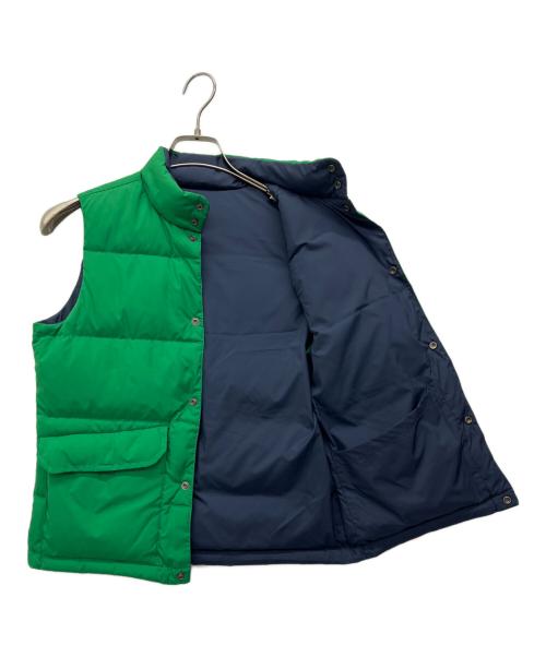 POLO RALPH LAUREN（ポロ・ラルフローレン）POLO RALPH LAUREN (ポロ・ラルフローレン) リバーシブルダウンベスト グリーン×ネイビー サイズ:Mの古着・服飾アイテム