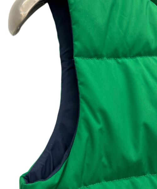 POLO RALPH LAUREN（ポロ・ラルフローレン）POLO RALPH LAUREN (ポロ・ラルフローレン) リバーシブルダウンベスト グリーン×ネイビー サイズ:Mの古着・服飾アイテム