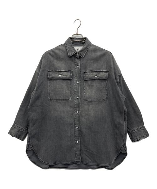 HEALTHY（ヘルシー）HEALTHY (ヘルシー) Almondデニムシャツ グレーの古着・服飾アイテム