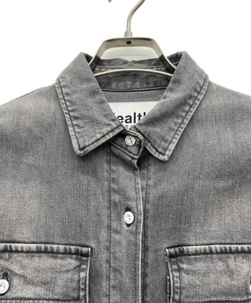 HEALTHY（ヘルシー）HEALTHY (ヘルシー) Almondデニムシャツ グレーの古着・服飾アイテム