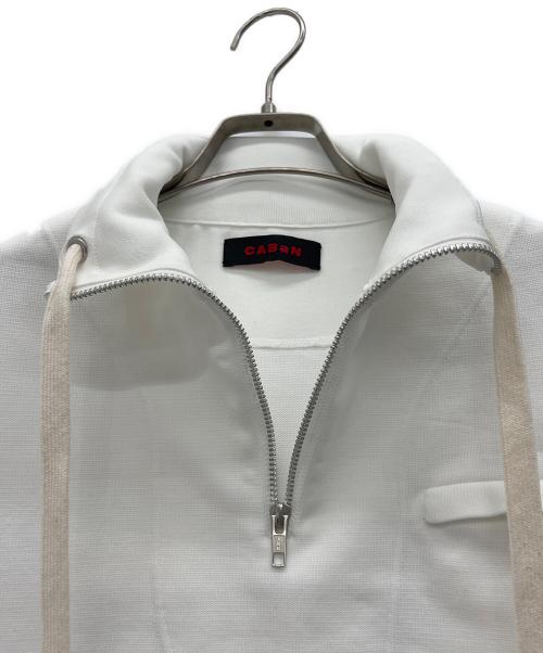 CABAN（キャバン）CABAN (キャバン) ジップベスト ホワイト サイズ:Freeの古着・服飾アイテム