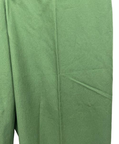 GALERIE VIE（ギャルリーヴィー）GALERIE VIE (ギャルリーヴィー) バウンシーウェザー ラップパンツ グリーン サイズ:32の古着・服飾アイテム