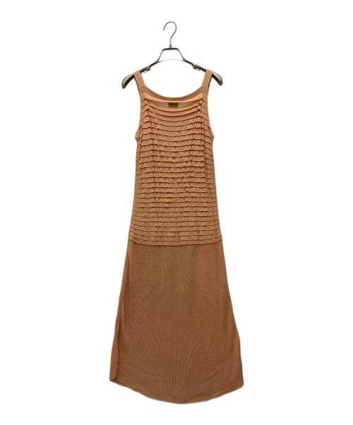 Sybilla（シビラ）Sybilla (シビラ) ニットキャミワンピース クリーム サイズ:Mの古着・服飾アイテム