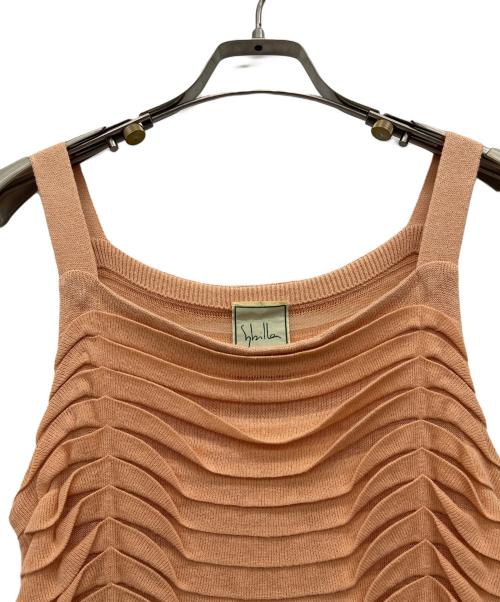 Sybilla（シビラ）Sybilla (シビラ) ニットキャミワンピース クリーム サイズ:Mの古着・服飾アイテム