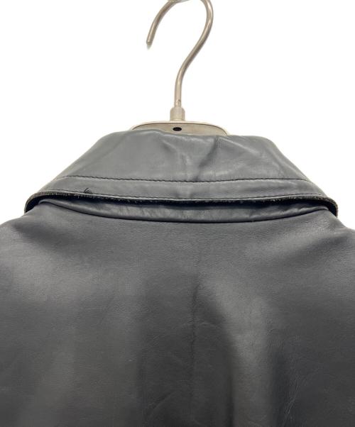 BANANA REPUBLIC（バナナリパブリック）BANANA REPUBLIC (バナナリパブリック) レザーカーコート ブラック サイズ:Sの古着・服飾アイテム