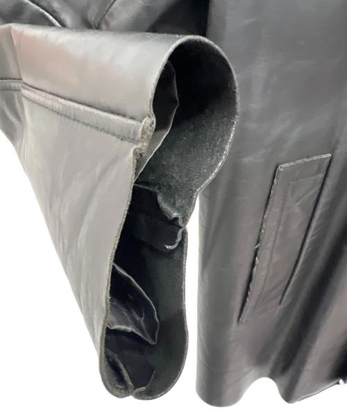 BANANA REPUBLIC（バナナリパブリック）BANANA REPUBLIC (バナナリパブリック) レザーカーコート ブラック サイズ:Sの古着・服飾アイテム