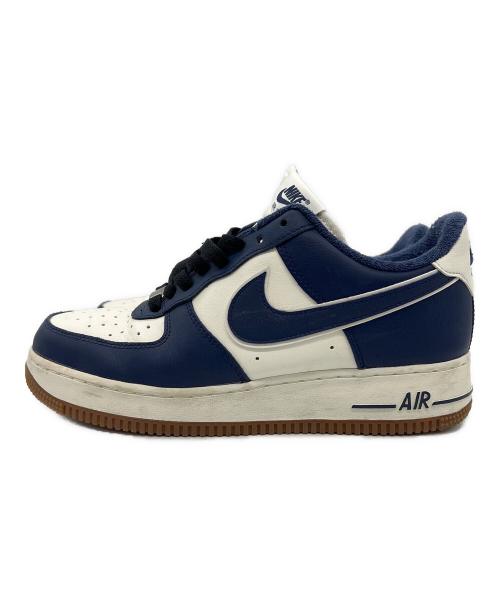 NIKE（ナイキ）NIKE (ナイキ) Air Force 1 Low College Pack ホワイト×ネイビー サイズ:26.5の古着・服飾アイテム