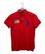 POLO RALPH LAURENポロ・ラルフローレン）の古着「半袖シャツ」｜レッド