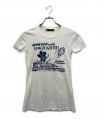 DSQUARED2ディースクエアード）の古着「半袖Tシャツ」｜ホワイト