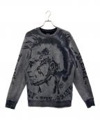 DIESELディーゼル）の古着「クルーネックスウェット」｜グレー