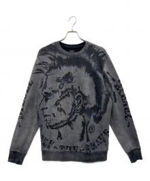 DIESEL（ディーゼル）の古着「クルーネックスウェット」｜グレー