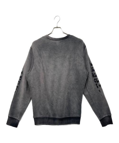 DIESEL（ディーゼル）DIESEL (ディーゼル) クルーネックスウェット グレー サイズ:Lの古着・服飾アイテム