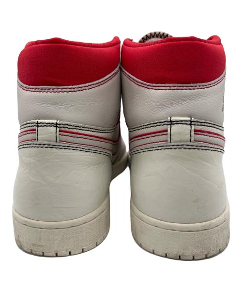 NIKE（ナイキ）NIKE (ナイキ) AIR JORDAN1 RETRO HIGH OG SAIL UNIVERSITY RED ホワイト サイズ:31の古着・服飾アイテム