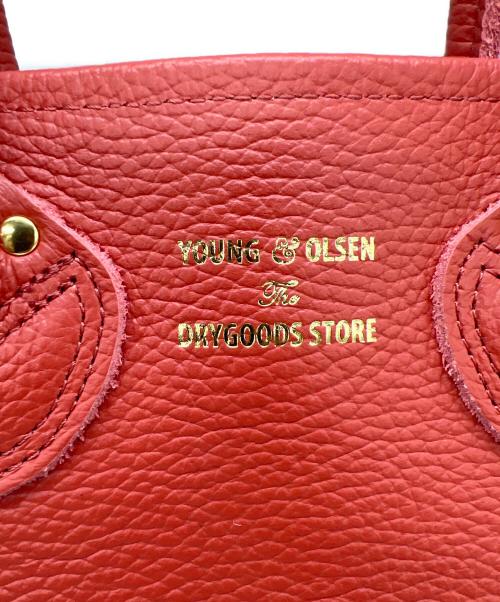 YOUNG & OLSEN The DRYGOODS STORE（ヤングアンドオルセン ザ ドライグッズストア）YOUNG & OLSEN The DRYGOODS STORE (ヤングアンドオルセン ザ ドライグッズストア) 2WAYトートバッグ レッドの古着・服飾アイテム