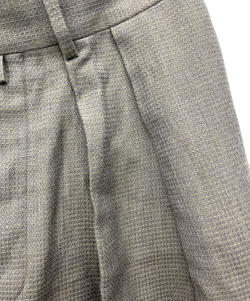 NEAT（ニート）NEAT (ニート) FOX BROTHERS (フォックスブラザーズ) タックパンツ オリーブ サイズ:46の古着・服飾アイテム