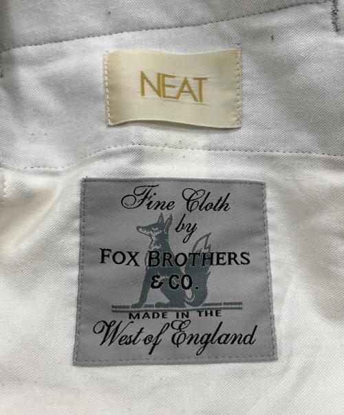 NEAT（ニート）NEAT (ニート) FOX BROTHERS (フォックスブラザーズ) タックパンツ オリーブ サイズ:46の古着・服飾アイテム