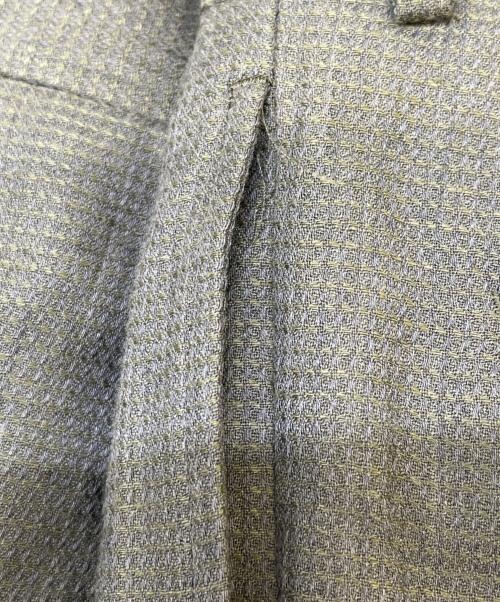 NEAT（ニート）NEAT (ニート) FOX BROTHERS (フォックスブラザーズ) タックパンツ オリーブ サイズ:46の古着・服飾アイテム