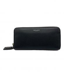 Saint Laurent Paris（サンローランパリ）の古着「ラウンドファスナー財布」｜ブラック