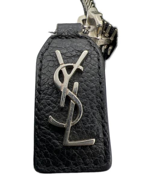 Saint Laurent Paris（サンローランパリ）Saint Laurent Paris (サンローランパリ) ラウンドファスナー財布 ブラックの古着・服飾アイテム