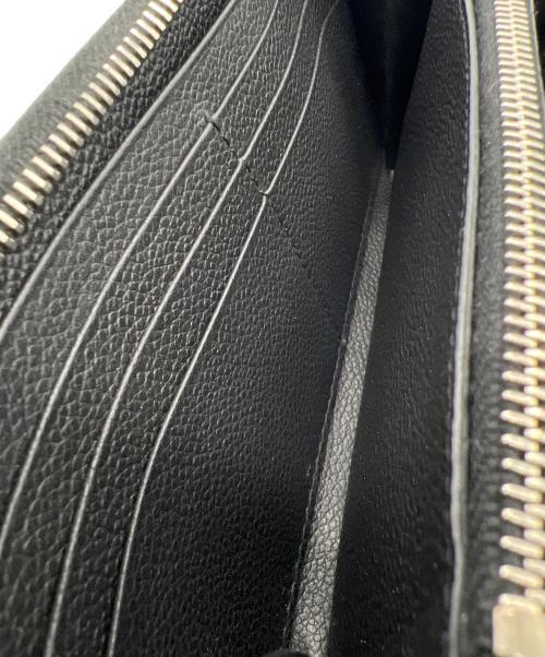 Saint Laurent Paris（サンローランパリ）Saint Laurent Paris (サンローランパリ) ラウンドファスナー財布 ブラックの古着・服飾アイテム