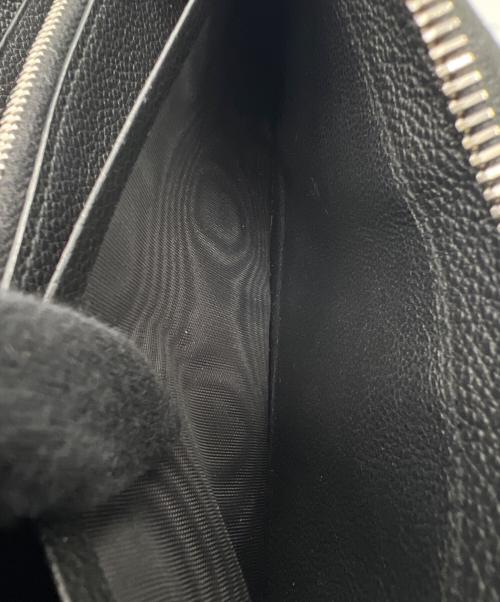 Saint Laurent Paris（サンローランパリ）Saint Laurent Paris (サンローランパリ) ラウンドファスナー財布 ブラックの古着・服飾アイテム