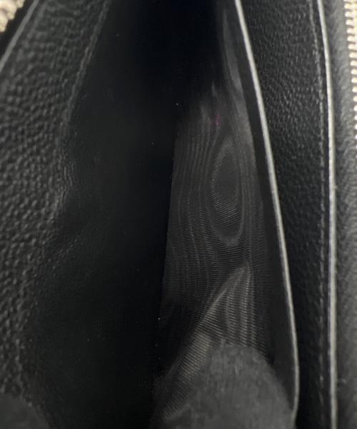Saint Laurent Paris（サンローランパリ）Saint Laurent Paris (サンローランパリ) ラウンドファスナー財布 ブラックの古着・服飾アイテム