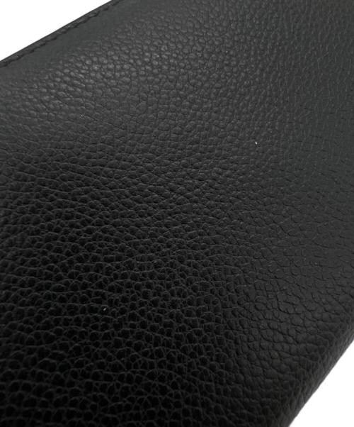 Saint Laurent Paris（サンローランパリ）Saint Laurent Paris (サンローランパリ) ラウンドファスナー財布 ブラックの古着・服飾アイテム