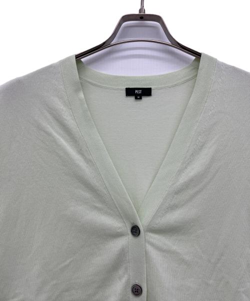 PLST（プラステ）PLST (プラステ) 薄手カーディガン グリーン サイズ:Mの古着・服飾アイテム