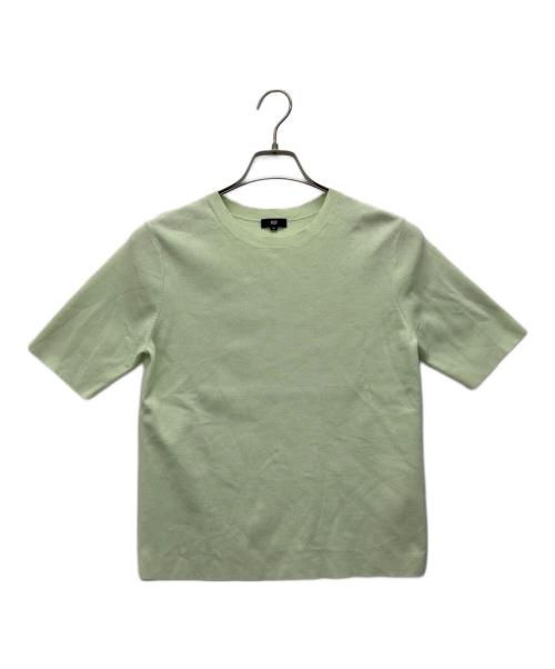 PLST（プラステ）PLST (プラステ) 薄手ニット グリーン サイズ:Mの古着・服飾アイテム