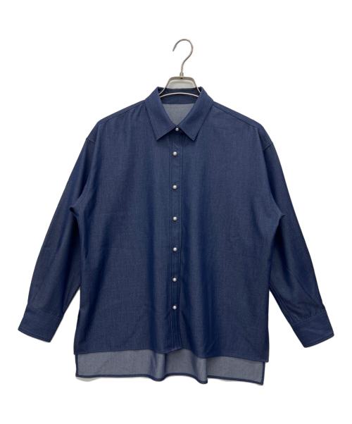 PLST（プラステ）PLST (プラステ) 長袖シャツ ブルー サイズ:Sの古着・服飾アイテム