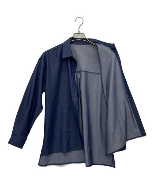 PLST（プラステ）PLST (プラステ) 長袖シャツ ブルー サイズ:Sの古着・服飾アイテム