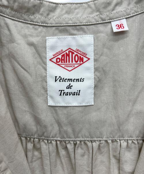 DANTON（ダントン）DANTON (ダントン) チュニックブラウス ベージュ サイズ:36の古着・服飾アイテム