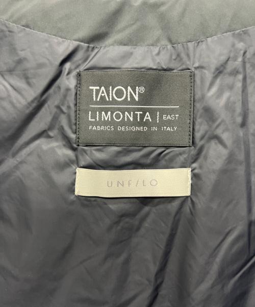 TAION（タイオン）TAION (タイオン) UNFILO (アンフィーロ) キルティングダウン ジレ ブラック サイズ:不明の古着・服飾アイテム