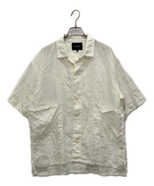 DELICIOUS（デリシャツ）DELICIOUS (デリシャツ) 半袖シャツ ホワイト サイズ:Lの古着・服飾アイテム