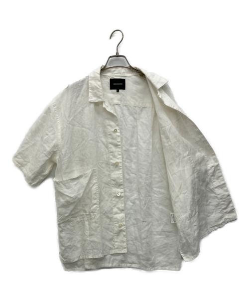 DELICIOUS（デリシャツ）DELICIOUS (デリシャツ) 半袖シャツ ホワイト サイズ:Lの古着・服飾アイテム