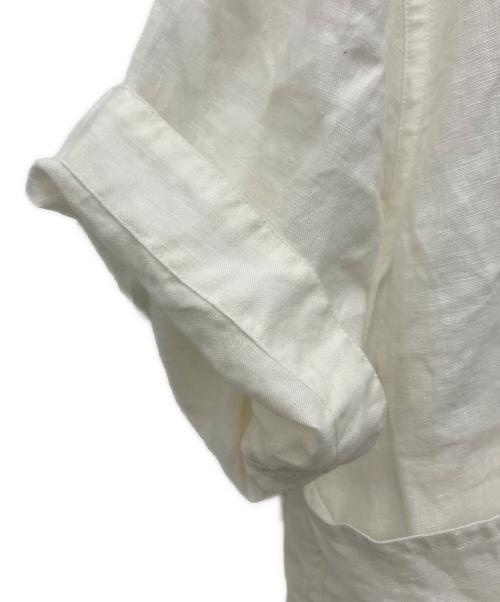DELICIOUS（デリシャツ）DELICIOUS (デリシャツ) 半袖シャツ ホワイト サイズ:Lの古着・服飾アイテム