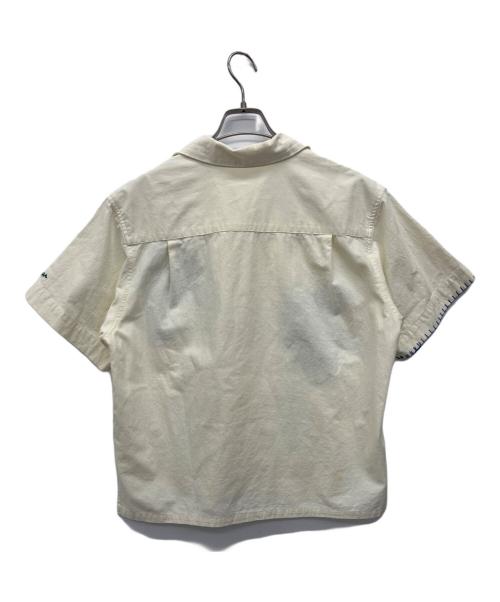 CAMPHOR WOOD（カンファーウッド）CAMPHOR WOOD (カンファーウッド) flower embroideryshirt アイボリー サイズ:Mの古着・服飾アイテム