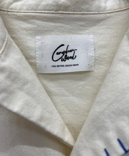 CAMPHOR WOOD（カンファーウッド）CAMPHOR WOOD (カンファーウッド) flower embroideryshirt アイボリー サイズ:Mの古着・服飾アイテム