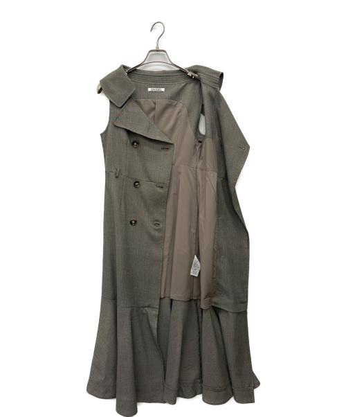Snidel（スナイデル）Snidel (スナイデル) ノースリーブワンピース グレーの古着・服飾アイテム