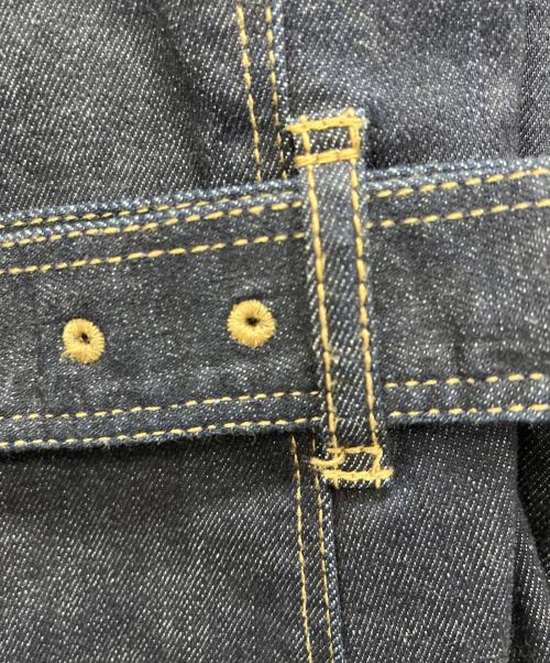 BLUE LABEL CRESTBRIDGE（ブルーレーベルクレストブリッジ）BLUE LABEL CRESTBRIDGE (ブルーレーベルクレストブリッジ) デニムワンピース ウエストベルト ブルー サイズ:36の古着・服飾アイテム