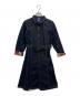 BLUE LABEL CRESTBRIDGE（ブルーレーベルクレストブリッジ）の古着「デニムワンピース ウエストベルト」｜ブルー
