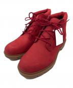 Timberlandティンバーランド）の古着「チャッカブーツ」｜レッド