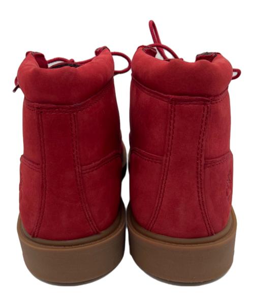 Timberland（ティンバーランド）Timberland (ティンバーランド) チャッカブーツ レッド サイズ:25.5の古着・服飾アイテム