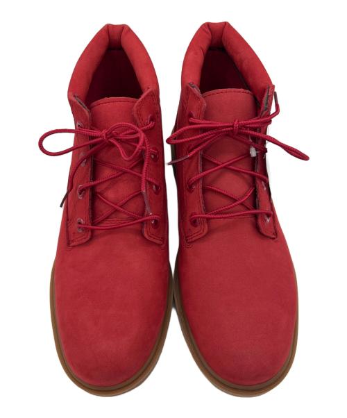 Timberland（ティンバーランド）Timberland (ティンバーランド) チャッカブーツ レッド サイズ:25.5の古着・服飾アイテム